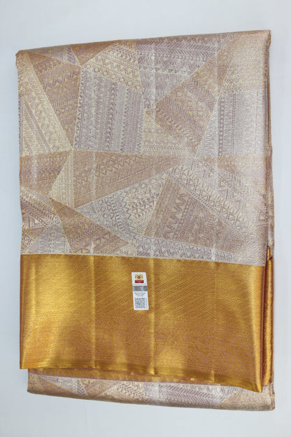 Classy Pastel Pure Kanjipuram Saree From Weavers and Best on Online