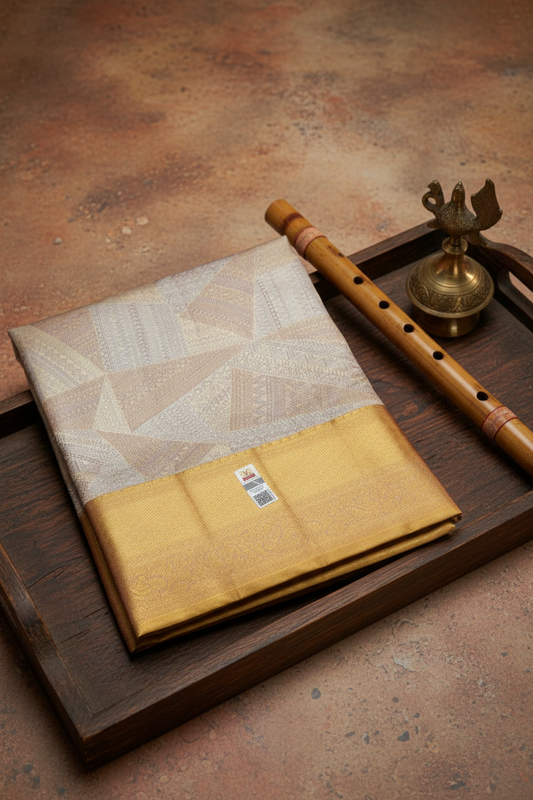 Classy Pastel Pure Kanjipuram Saree