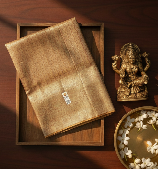 Traditional Pastel  Pure Kanjipuram Saree