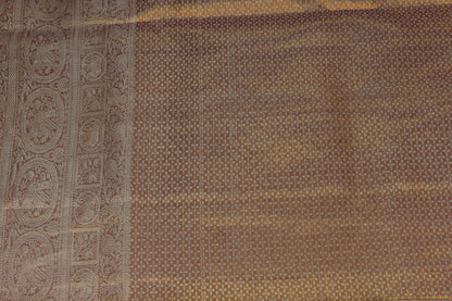 Traditional Pastel Pure Kanjipuram Saree From Weavers and Best on Online