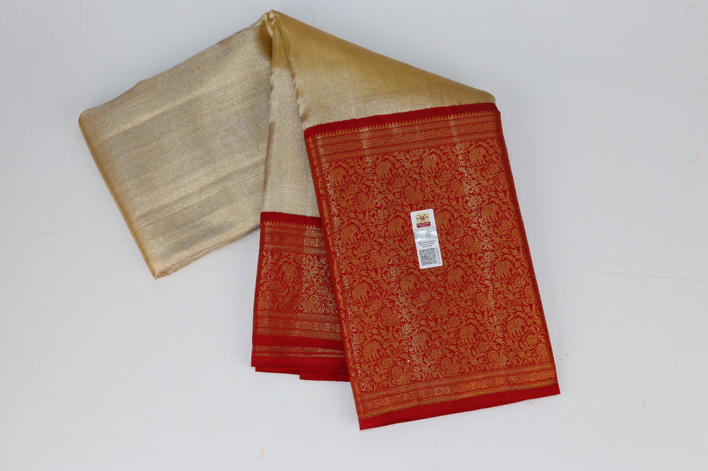 Rich Gold Kanchipuram Silk saree From Weavers and Best on Online