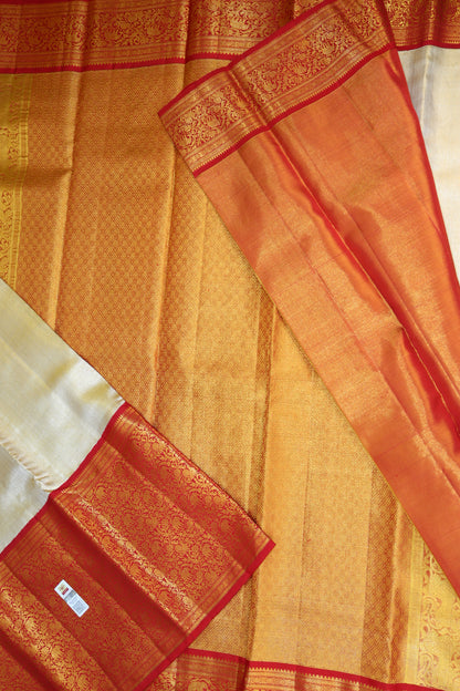 Rich Gold Kanchipuram Silk saree From Weavers and Best on Online