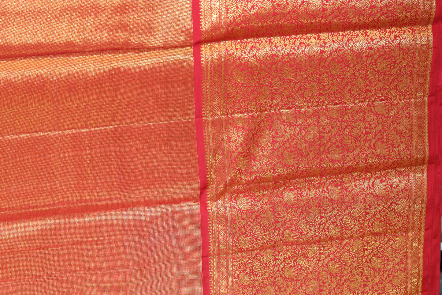 Rich Gold Kanchipuram Silk saree From Weavers and Best on Online