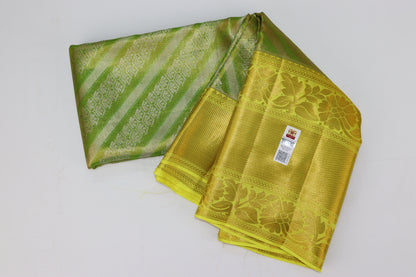 Exquisite Green Pure Kanjipuram Saree