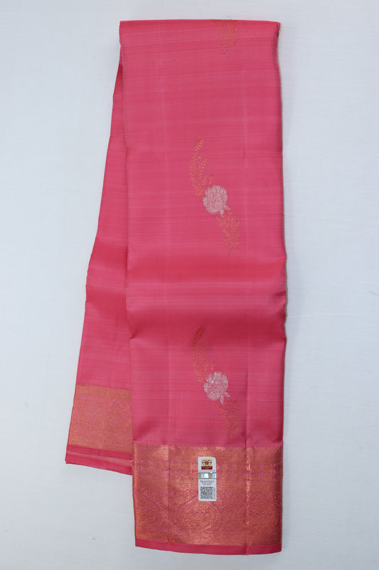 Traditional Pink Kanjipuram Saree