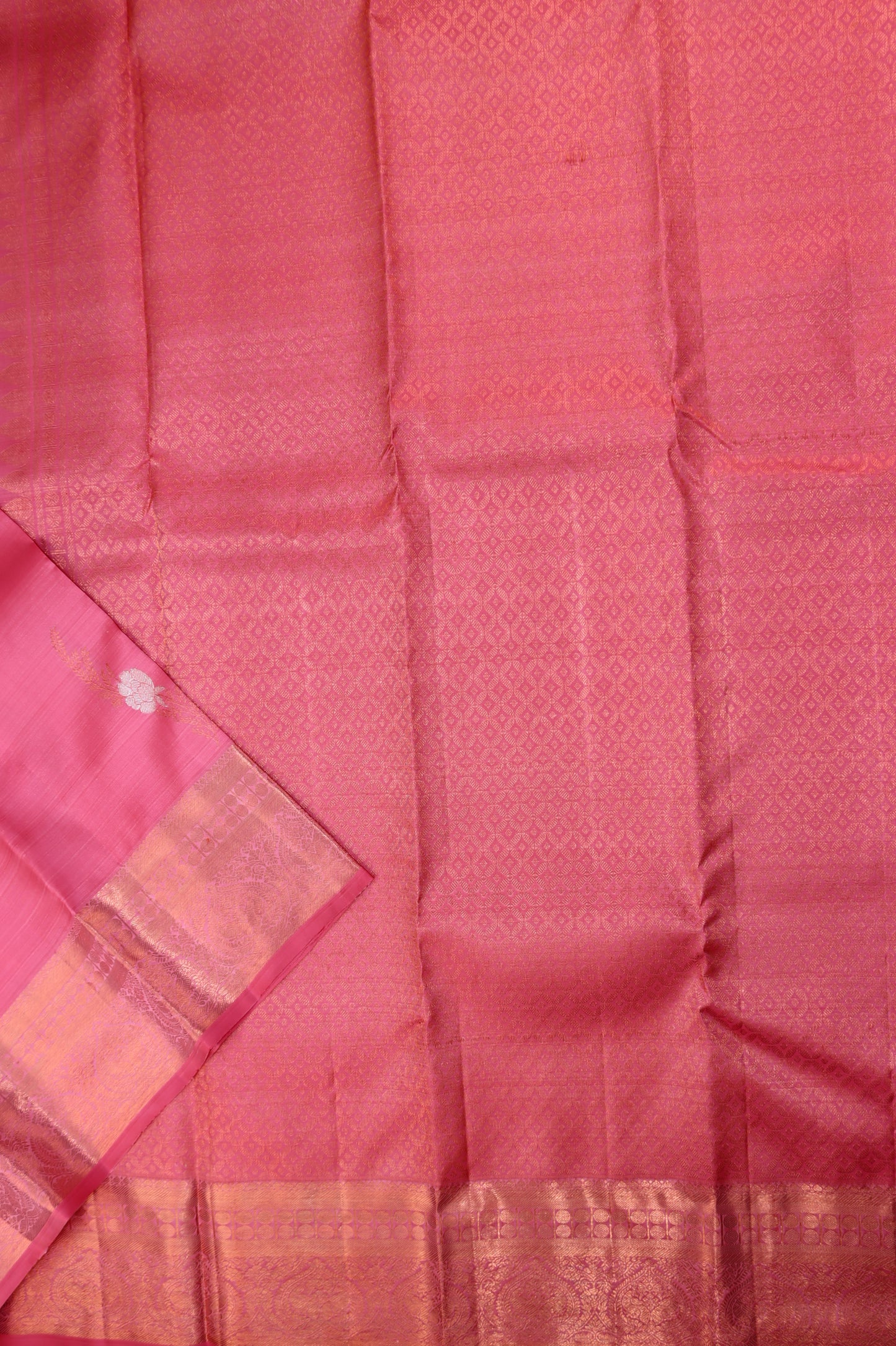 Traditional Pink Kanjipuram Saree