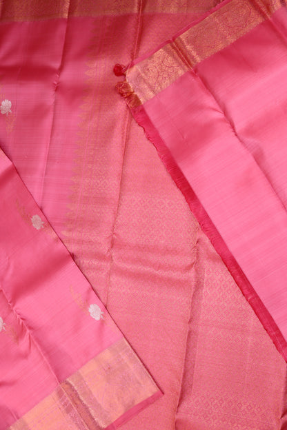Traditional Pink Kanjipuram Saree