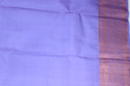 Traditional Lavender Kanjipuram Saree