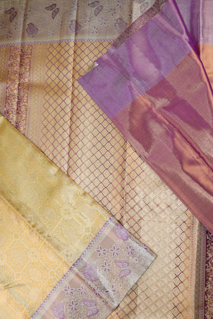 Exotic Gold  Kanjipuram Saree