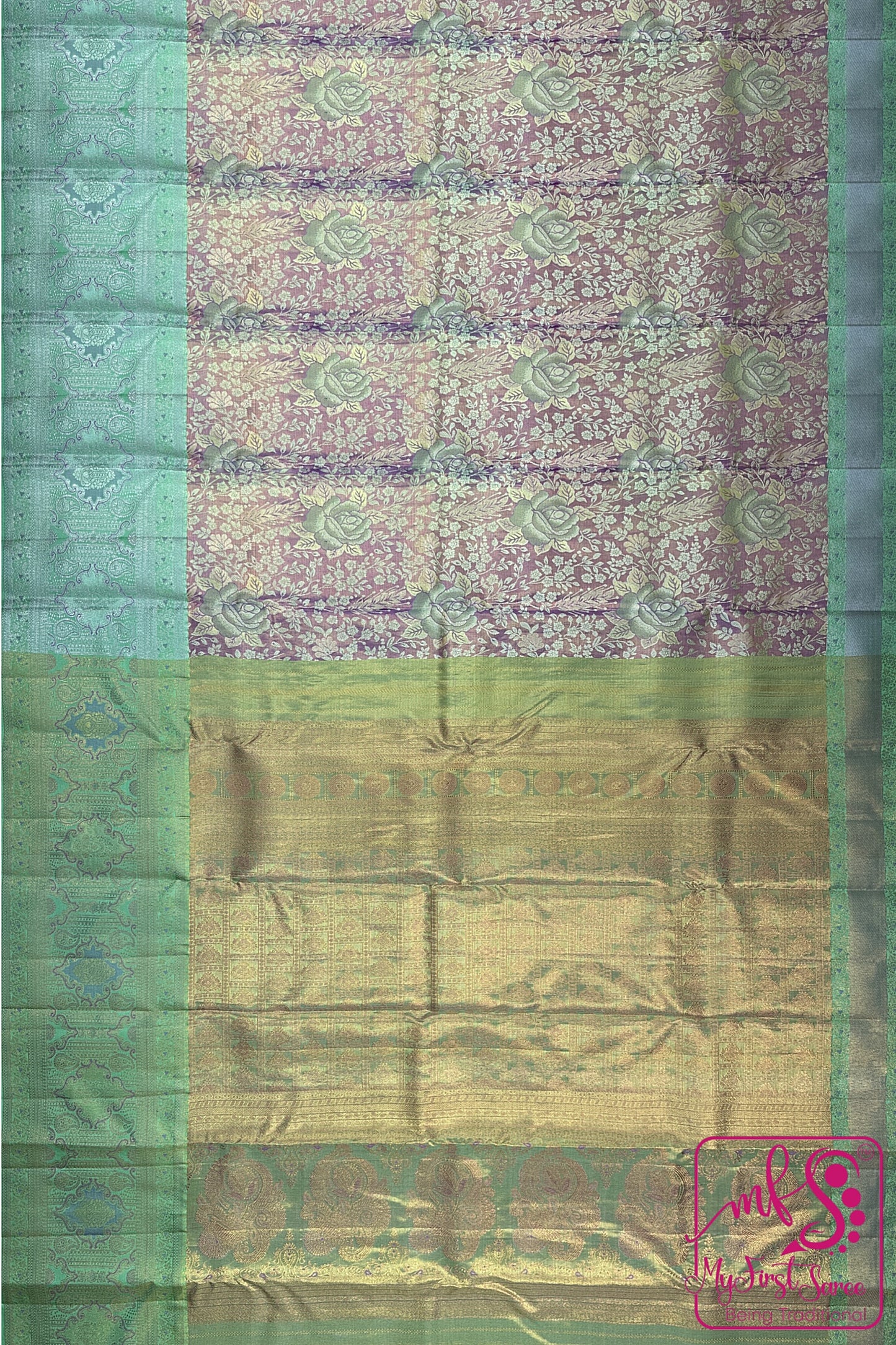 Rich Multi-color Kanchipuram Silk Saree
