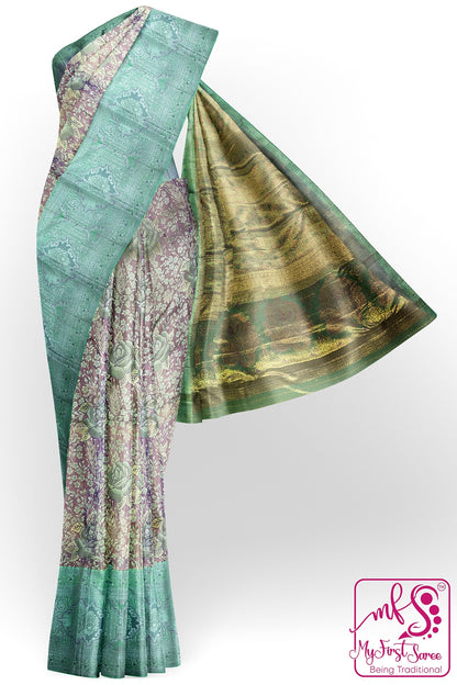 Rich Multi-color Kanchipuram Silk Saree