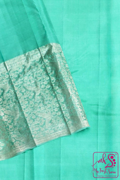Rich Green Kachipuram Silk saree