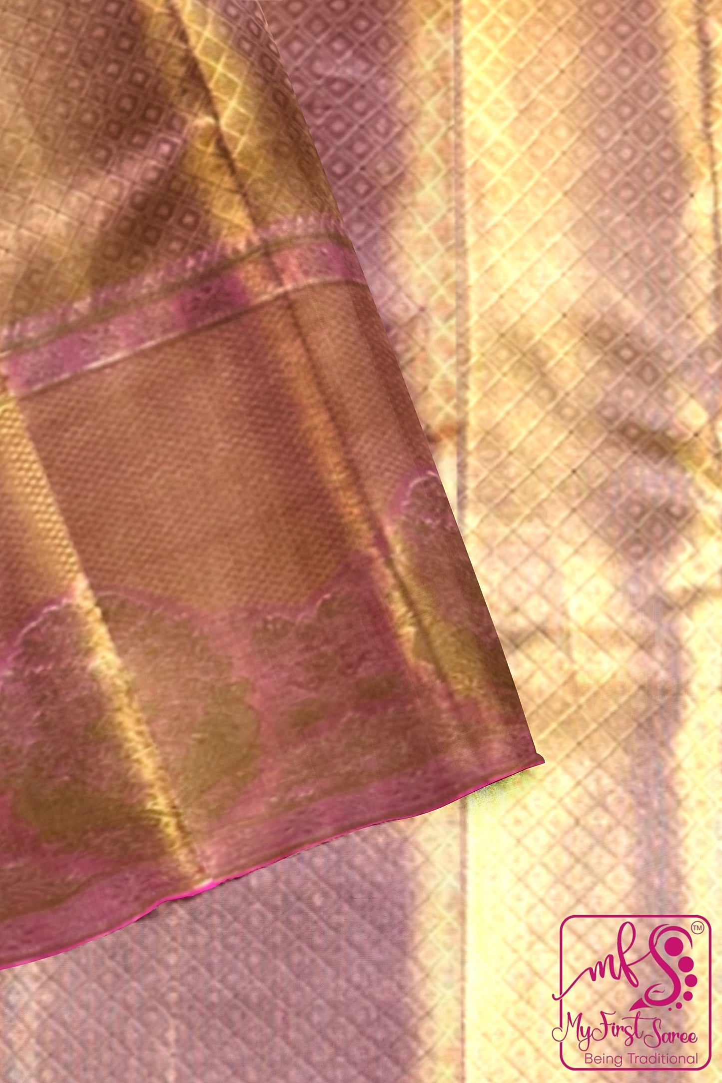 Rich Brown Kachipuram Silk saree