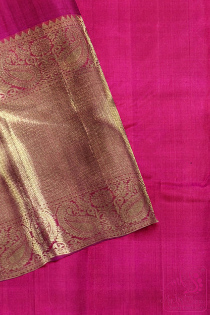 Traditional Olive Green Kanchipuram Silk Saree