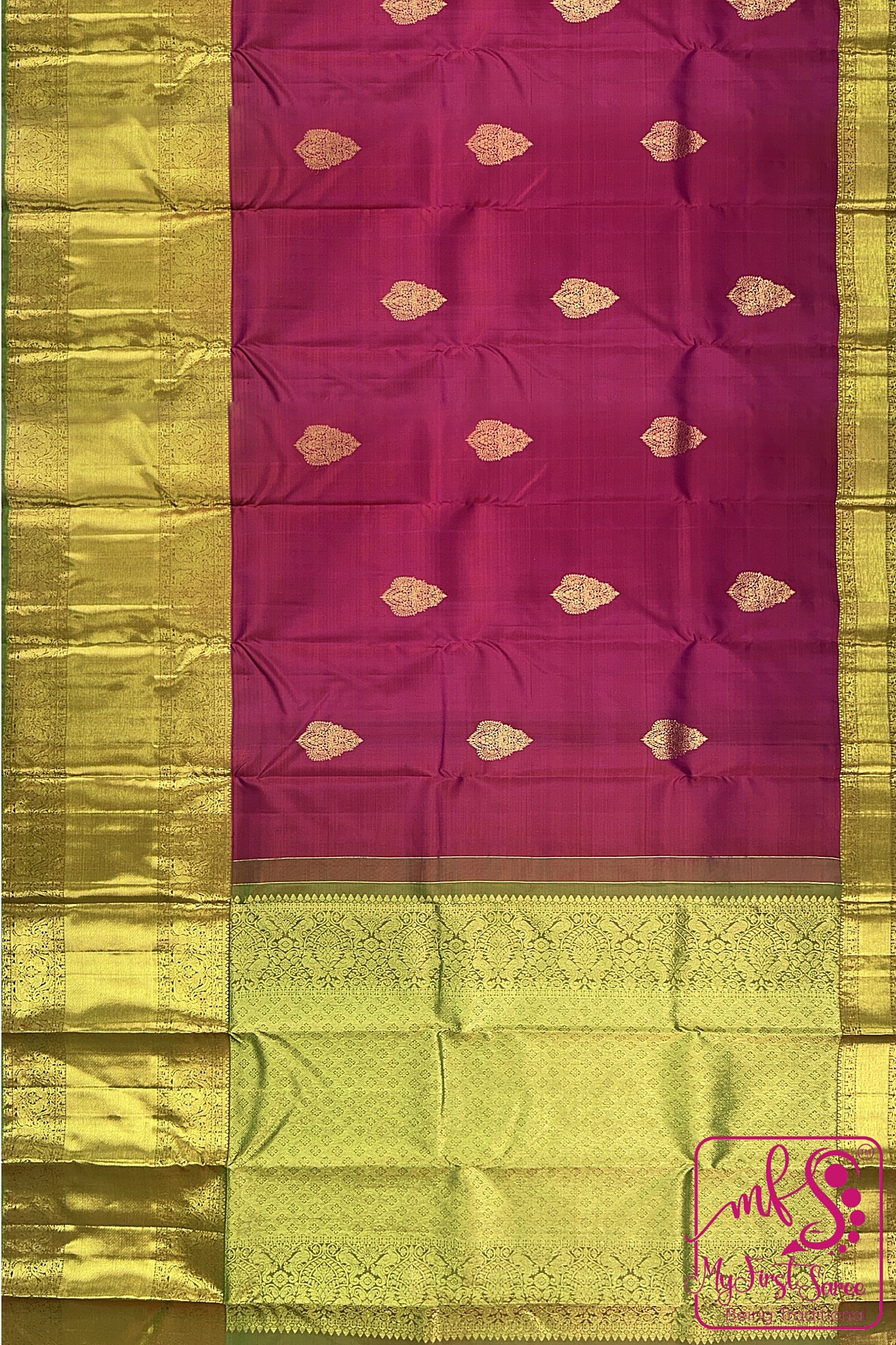 Rich Rani Pink Kanchipuram Silk Saree From Weavers and Best on Online