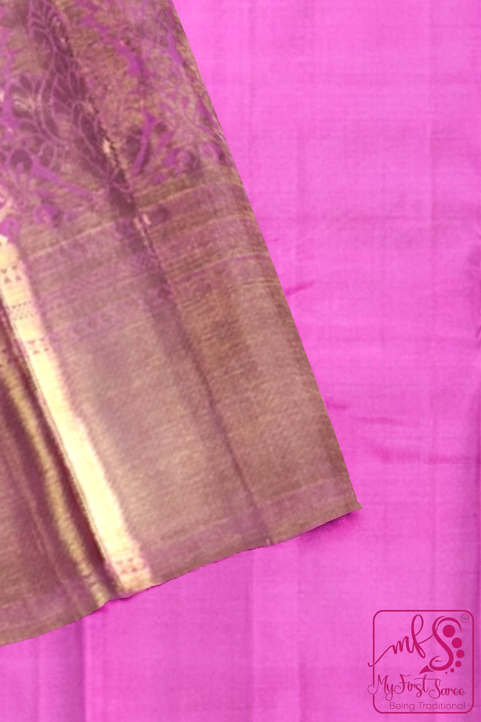 Classy Pink Kanchipuram Silk Saree From Weavers and Best on Online