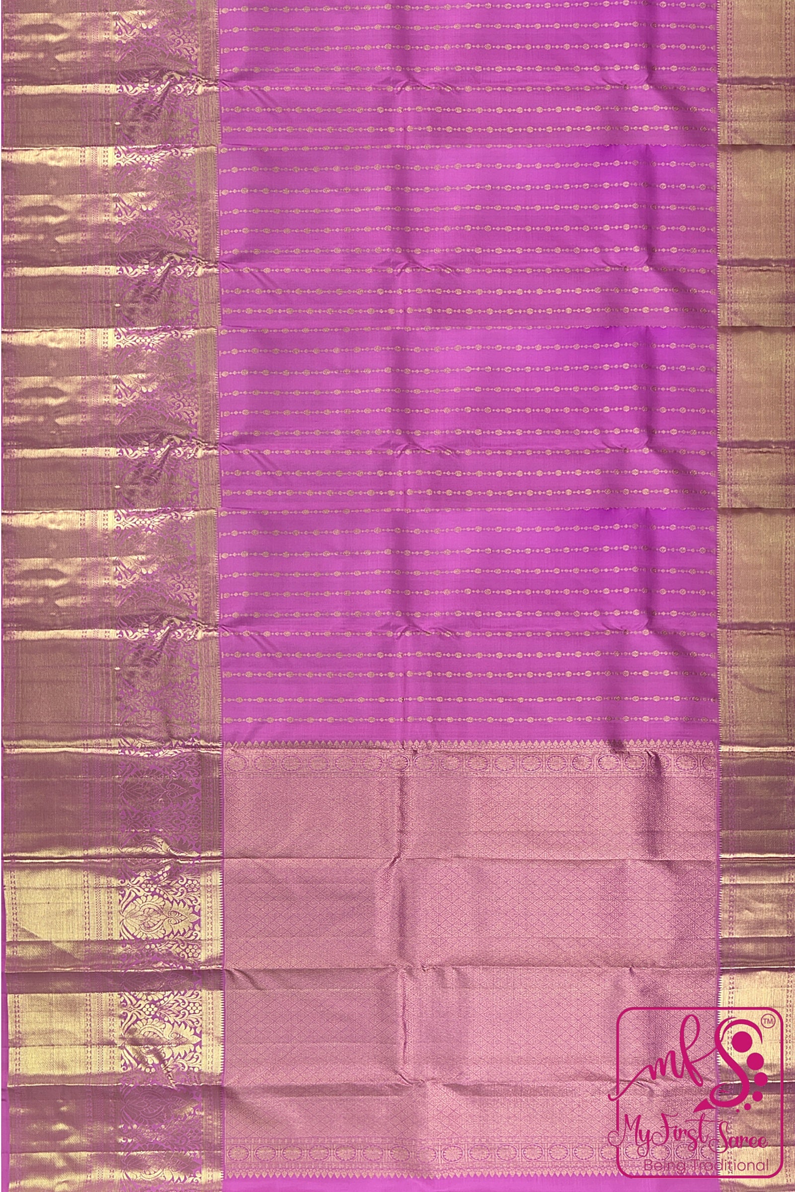 Classy Pink Kanchipuram Silk Saree From Weavers and Best on Online