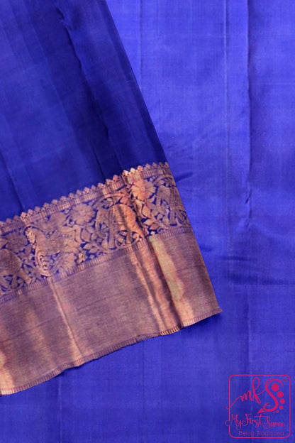 Traditional Marron Kanchipuram Silk Saree From Weavers and Best on Online