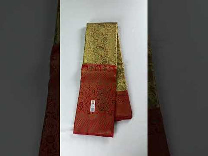 Royal Yellow Kanchipuram Silk Saree