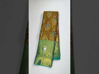 Classy Grey Kanchipuram Silk Saree