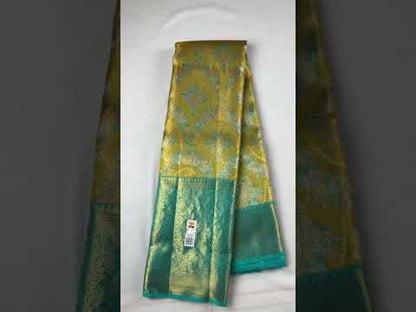 Classy Multi-color Kachipuram Silk saree