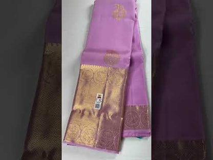 Rich Baby Pink Kanchipuram Silk Saree