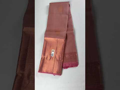 Rich Sapota Kanchipuram Silk Saree