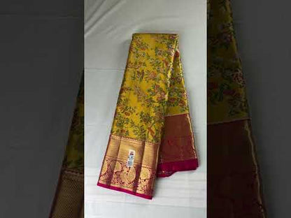 Elegant Multi-color Kanchipuram Silk saree