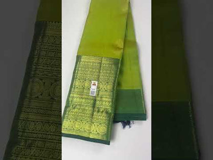 Traditional Green Kanchipuram Silk Saree