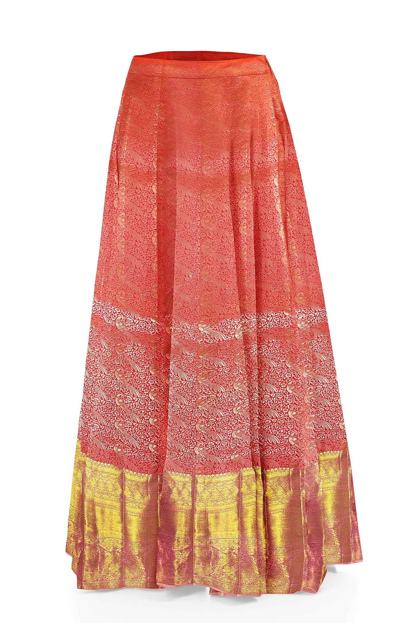 Graceful Pink Kanchipuram Pattu Pavada From Weavers and Best on Online
