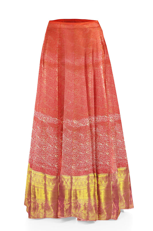 Graceful Pink Kanchipuram Pattu Pavada