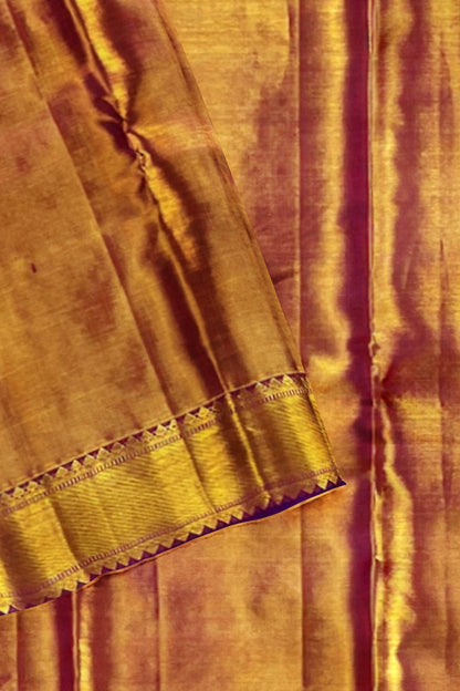 Beautifull Grey Kanchipuram Silk Saree