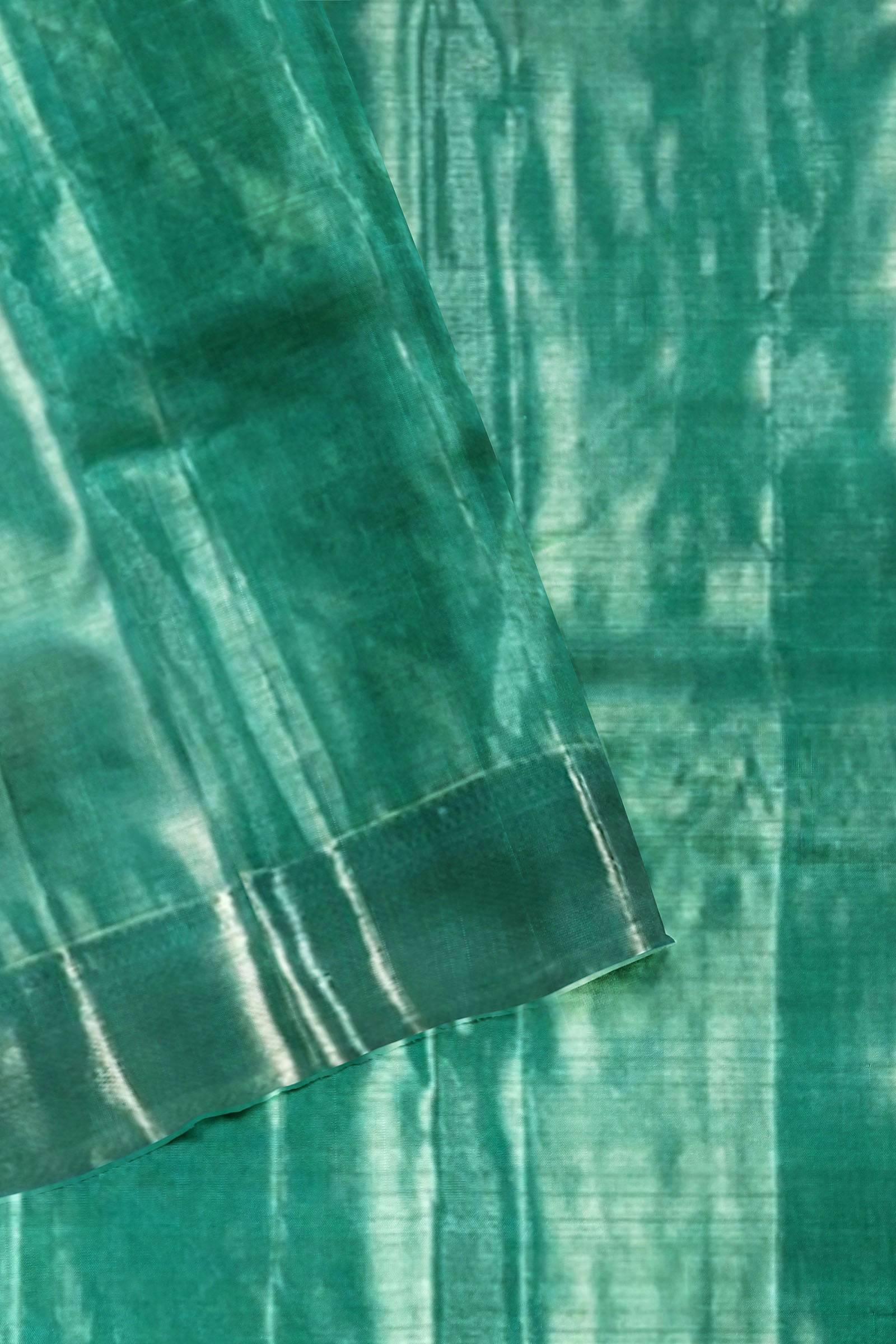 Exotic Grape Violet with Blue Kanchipuram Silk Saree From Weavers and Best on Online