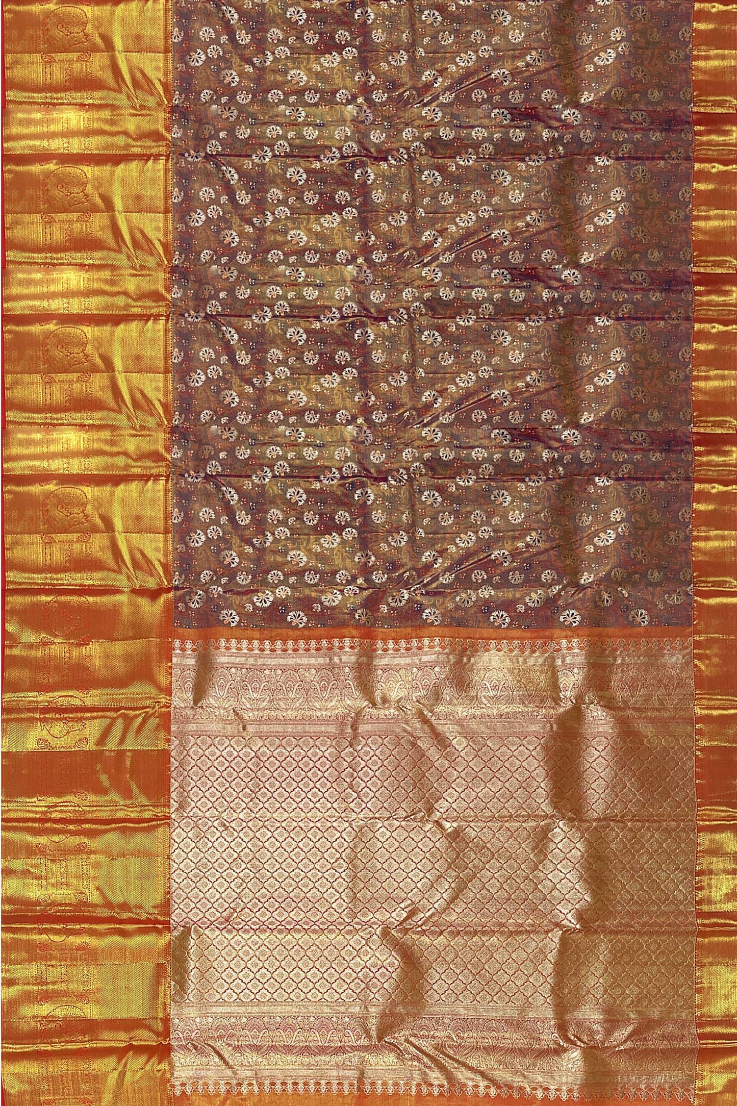 Classy Purple Kanchipuram Silk Saree From Weavers and Best on Online