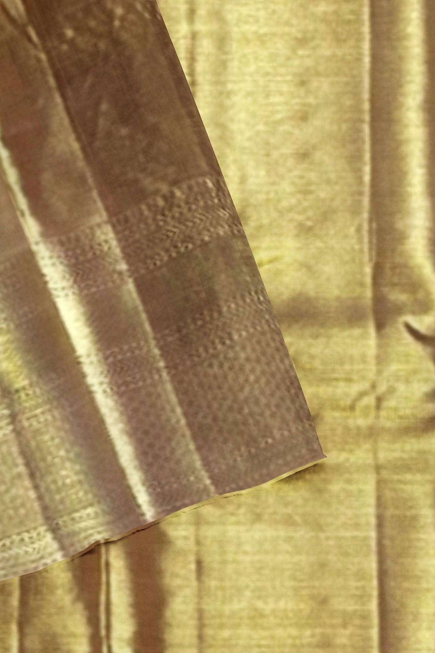 Classy Gold Kanchipuram Silk Saree