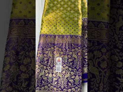 Timeless Olive Green Kanchipuram Silk saree