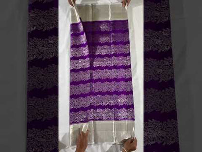 Luxury Violet Kanchipuram Silk Saree