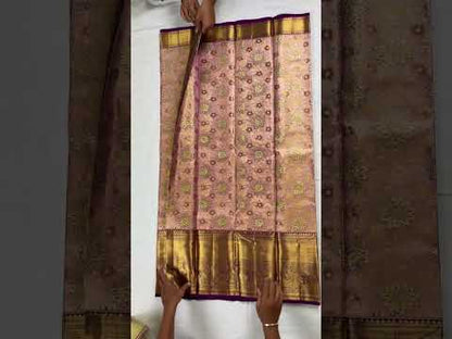 Classy Bronze Kanchipuram Silk Saree